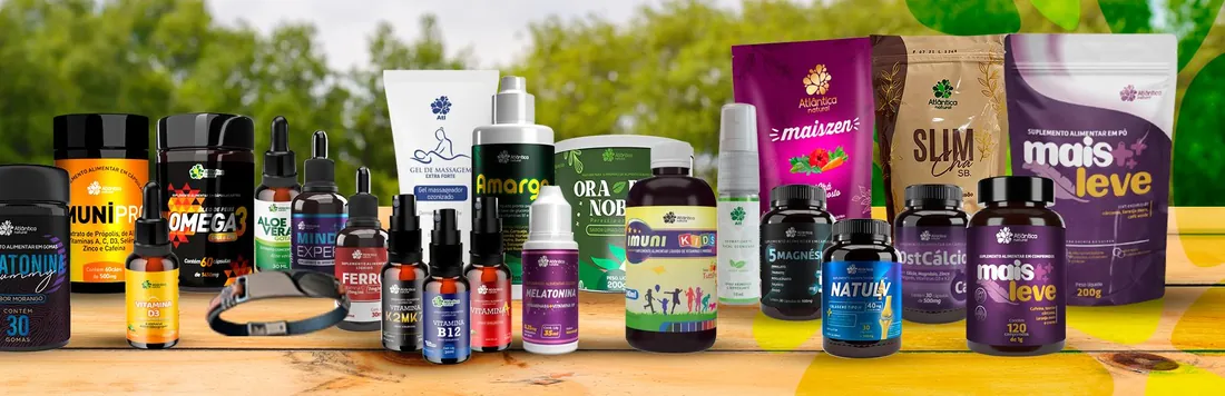 Vitaminas, suplementos e chás