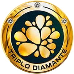 Medalha Triplo Diamante