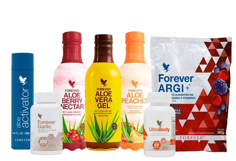 Produtos Forever à base de Aloe Vera