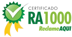 Selo RA1000 — excelência em atendimento Selo RA1000 — excelência em atendimento