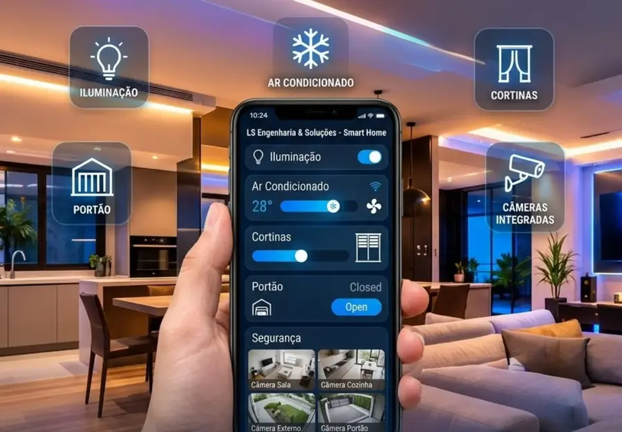Automação residencial e predial — LS Engenharia & Soluções
