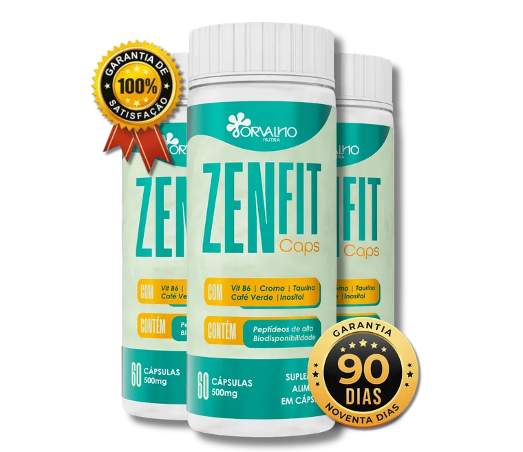 Kit ZenFIT Caps com selo de garantia de 90 dias